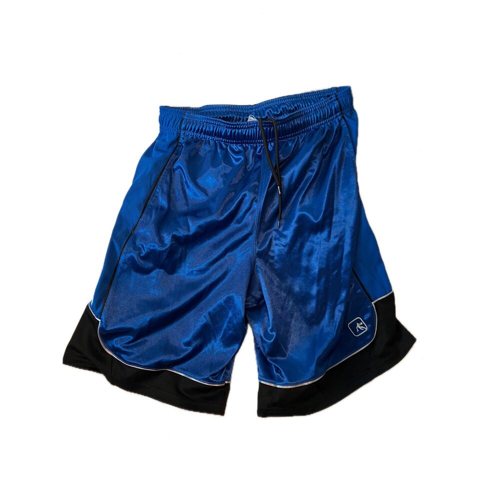 AND1 Blue Black Basketball Shorts Mens M